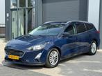 Ford Focus Wagon 1.5 EcoBlue Titanium X Business / Automaat, Auto's, Ford, Gebruikt, Euro 6, 4 cilinders, Blauw
