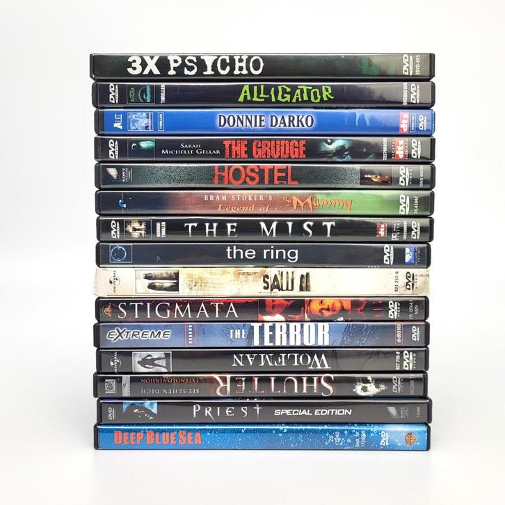 Horror DVD Collectie - Regio 2 PAL - Nice Price Bundle, Cd's en Dvd's, Dvd's | Horror, Gebruikt, Overige genres, Vanaf 16 jaar