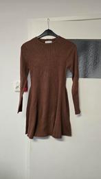Bruine ribgebreide jurk - Primark - Maat L, Kleding | Dames, Jurken, Bruin, Primark, Maat 42/44 (L), Ophalen of Verzenden