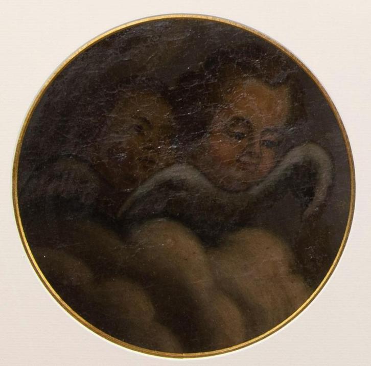 Antiek schilderij op doek –17e eeuw–Ingelijst en achter glas, Antiek en Kunst, Kunst | Schilderijen | Klassiek, Ophalen