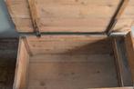 Prachtige antieke grenen houten dekenkist, tv kist, Gebruikt, 100 tot 150 cm, Verzenden, Minder dan 50 cm