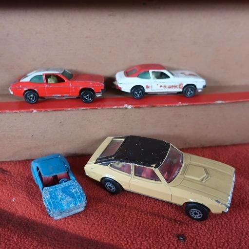 Ford Capri II type 2 Majorette en Matchbox Super Kings SET, Hobby en Vrije tijd, Modelauto's | 1:32, Gebruikt, Auto, Corgi, Ophalen of Verzenden