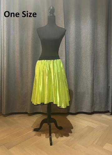 Rok carnaval neongeel one size