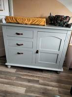 Landelijke commode groen/grijs, Kinderen en Baby's, Kinderkamer | Commodes en Kasten, Ophalen, Gebruikt, 50 tot 70 cm, 100 cm of meer