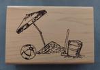 Stempel van De Stempelmakers Eindhoven - Strand, Ophalen of Verzenden, Nieuw, Houten stempel