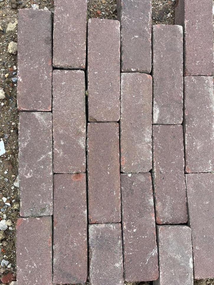 gebruikt oud gebakken dikformaten rood bruin, Tuin en Terras, Tegels en Klinkers, Gebruikt, Klinkers, Ophalen of Verzenden