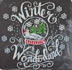 Kerst  Kralen borduurpakket Winter Wonderland, Hobby en Vrije tijd, Borduren en Borduurmachines, Nieuw, Handborduren, Ophalen of Verzenden