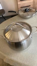 Habonne soeppan 7 liter en wok 30 cm, Huis en Inrichting, Keuken | Potten en Pannen, Gebruikt, Ophalen of Verzenden, Wok