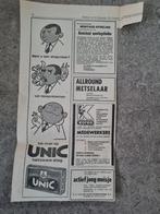 Advertentie Unic halfzware shag (krant 1965), Ophalen of Verzenden, 1960 tot 1980, Knipsel(s)