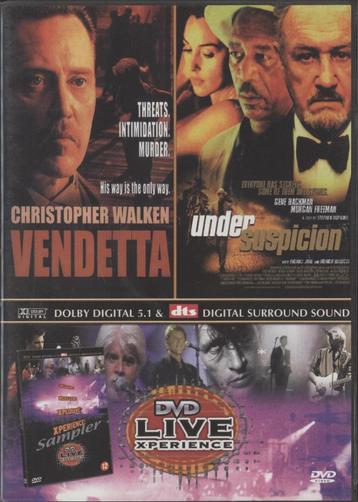 60) Sampler; 2 films+bonus: Vendetta-Under Suspicion (2 disc beschikbaar voor biedingen