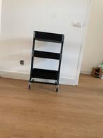Ikea trolley op wielen, zwart, Ophalen, Zo goed als nieuw