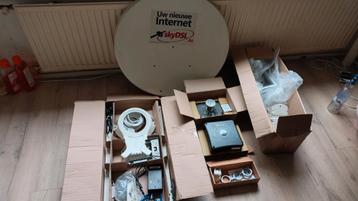 Te koop: Compleet skyDSL Satelliet Internet Systeem beschikbaar voor biedingen