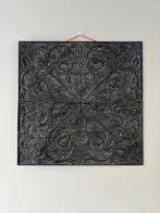 2 PTMD Wandpanelen - Zwart/Wit - 75x75cm, Huis en Inrichting, Woonaccessoires | Wanddecoraties, Ophalen of Verzenden, Zo goed als nieuw