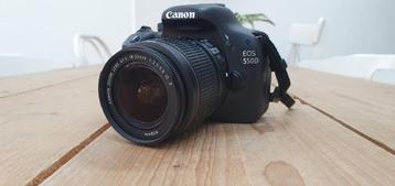 Canon EOS 550D 18-55mm spiegelreflex / DSLR camera beschikbaar voor biedingen