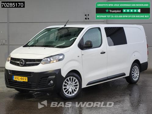 Opel Vivaro 122PK Dubbel Cabine L2H1 Navi Trekhaak Airco Cru, Auto's, Bestelauto's, Bedrijf, Te koop, Achteruitrijcamera, Airconditioning