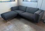 Nockeby 3-zits bank antraciet met losse hocker, Ophalen, Gebruikt