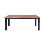 Teak uitschuifbare tafel Aberdeen 200/260 x 100 cm, Ophalen, Nieuw, Rechthoekig, Teakhout