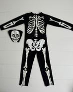 H&M skelet verkleedpak carnaval Glow in the dark 122-128, Ophalen of Verzenden, Zo goed als nieuw
