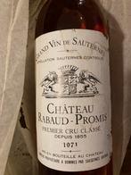 Grand vin de Sauterne 1971 Château Rabaud-Promis Bordeaux, Nieuw, Frankrijk, Vol, Witte wijn
