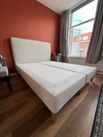 Dunvik ikea bed 160, Huis en Inrichting, Ophalen, Beige, Tweepersoons, Zo goed als nieuw