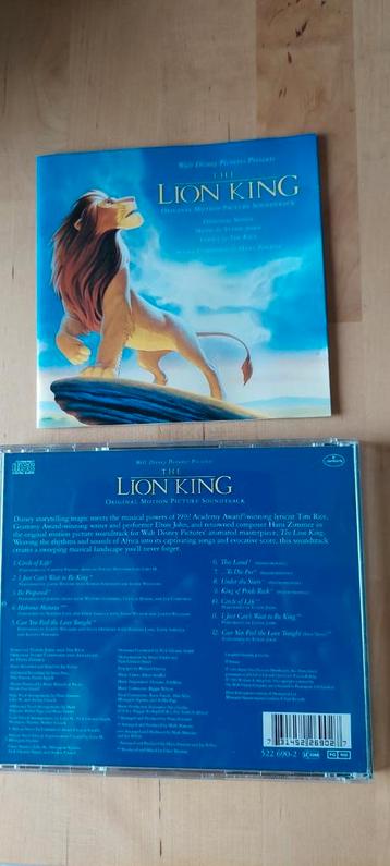 Cd the Lion King - Disney picture soundtrack ( ft elton john