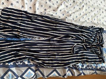 River Island luchtige broek maat 46 blauw wit gestreept beschikbaar voor biedingen