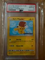 Psa 10 Ash's Pikachu - Promo I Choose You SM113, Hobby en Vrije tijd, Verzamelkaartspellen | Pokémon, Ophalen of Verzenden, Nieuw
