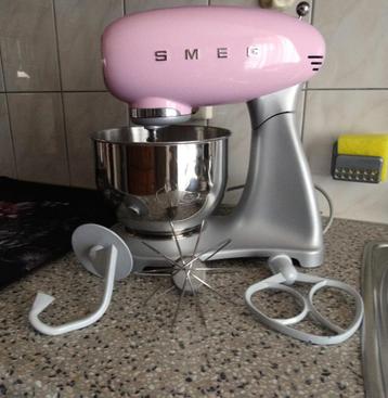 Smeg keukenmixer roze grijs SMF01PKEU beschikbaar voor biedingen