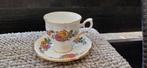 Vintage Crown Staffordshire Theekop en Schotel, Ophalen of Verzenden