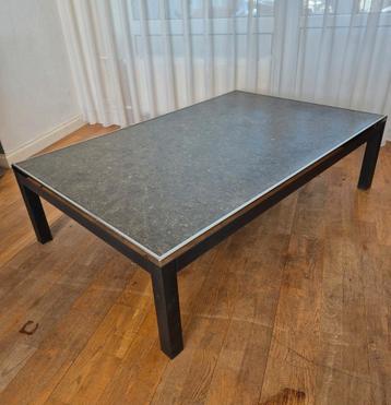 Vintage design salontafel 140 x 90 steen beschikbaar voor biedingen