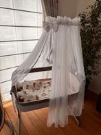 Baby bed wiegje overkapping wit, Ophalen of Verzenden, Zo goed als nieuw, Ledikant