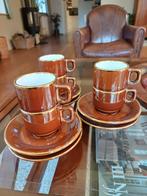 Franse brocante  Expresso Delaunay Stuze Drome 6  kerst goud, Ophalen of Verzenden