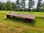 Oude Miedema hooiwagen met nieuw hardhouten dek, Ophalen, Nieuw