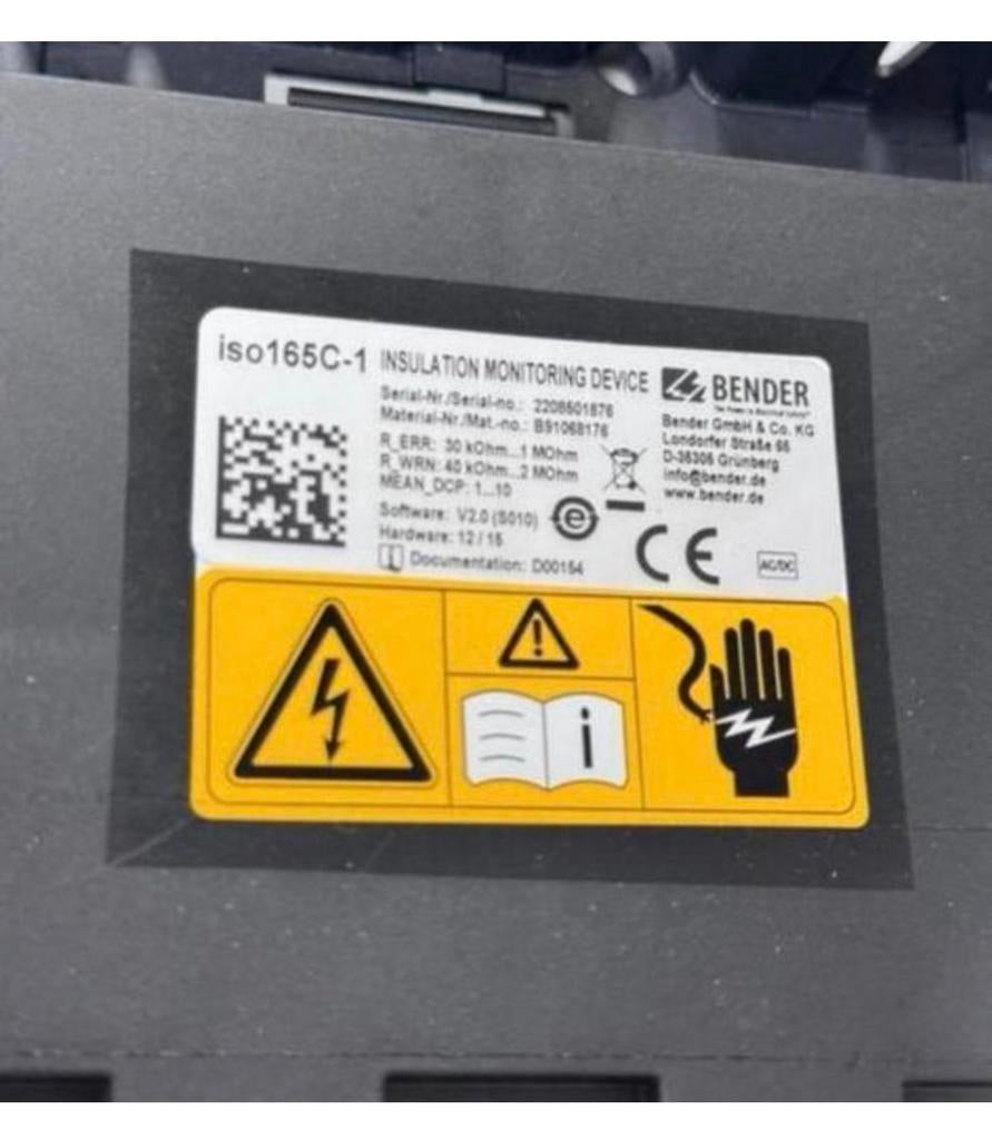 iso165C-1 Isulation Monitoring Bender isolatiemeter isometer, Nieuw, Ophalen of Verzenden, H, H