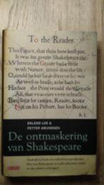 De ontmaskering van Shakespeare - E. Loe, Ophalen of Verzenden, Zo goed als nieuw