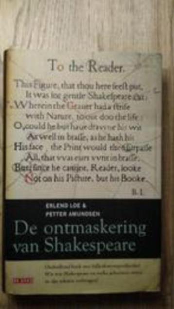 De ontmaskering van Shakespeare - E. Loe beschikbaar voor biedingen