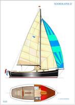 Zeilboot Noordkaper 22, Watersport en Boten, Kajuitzeilboten en Zeiljachten, Ophalen, Gebruikt, Diesel, Tourjacht of Cruiser