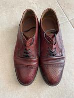 Leren heren schoenen maat 42, Bruin, Ophalen of Verzenden, Gedragen, Veterschoenen