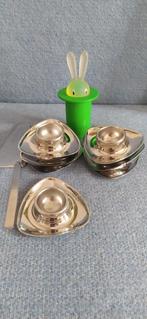 Alessi Alfra 7x eierdop, 1 taartschep, Ophalen of Verzenden