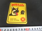 sticker leeuwarden koopmans diervoeding PITTAH hondevoer, Ophalen, Zo goed als nieuw