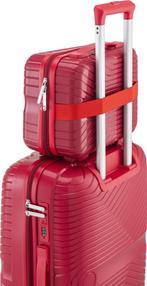 Koffer set rood tint skycase, Ophalen of Verzenden, Zo goed als nieuw, Overige materialen, Slot