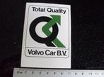 sticker volvo car total quality logo vintage, Verzamelen, Stickers, Auto of Motor, Zo goed als nieuw, Verzenden