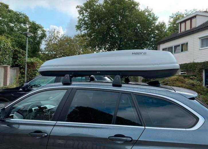 Te huur hapro dakkofer. 550 liter grootste maat!, Auto diversen, Dakkoffers, Gebruikt, Ophalen