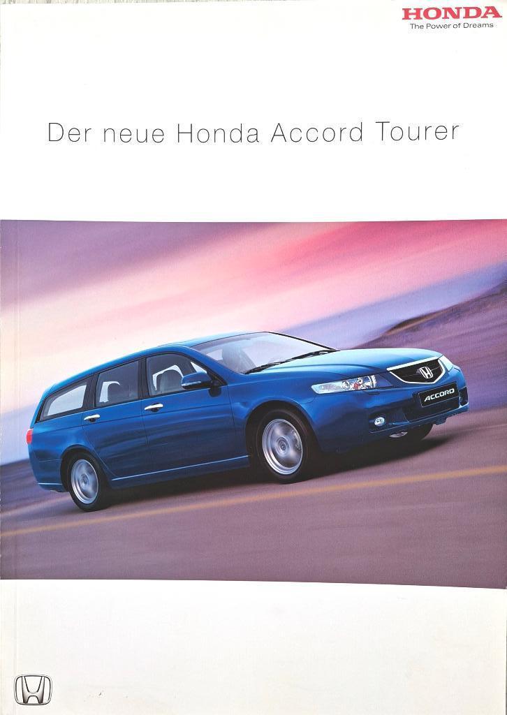 Folder Honda Accord Tourer 2003, Honda, Nieuw, Ophalen of Verzenden, Honda