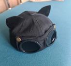 Japanse style cap met kattenoren en zonnebril! 🦝, Ophalen of Verzenden, Nieuw, One size fits all, Pet