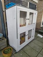 Kwartelhok incl 9 kwartels, Ophalen, Hout, Vogelkooi