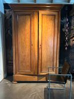 Mahonie houten hoge kast., Ophalen of Verzenden