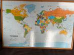 Te koop: wereldkaart op kurk, Ophalen