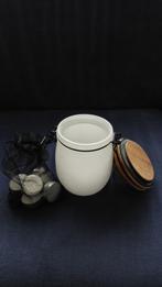 Theelichthouder pot met theelichtjes (NIEUW), Ophalen of Verzenden, Nieuw, Overige materialen, Minder dan 25 cm