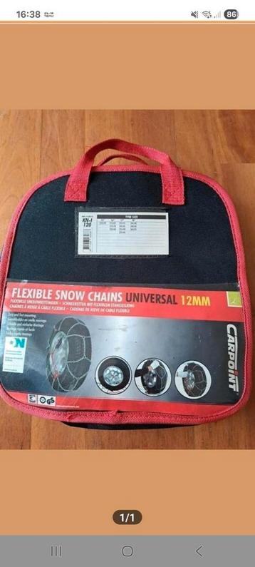 Carpoint sneeuwketting set  universeel  beschikbaar voor biedingen